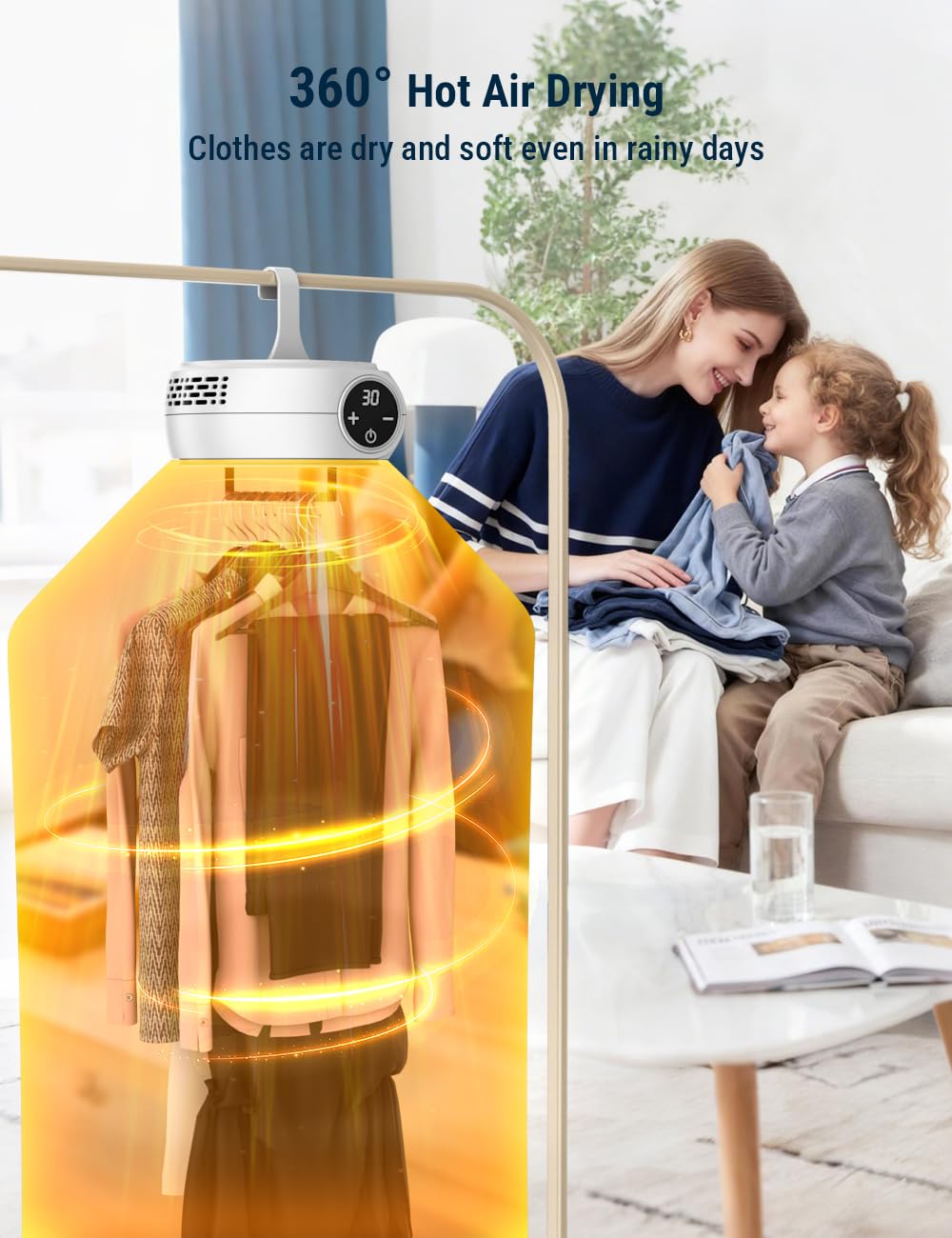 Hangable & Foldable Cloth Dryer