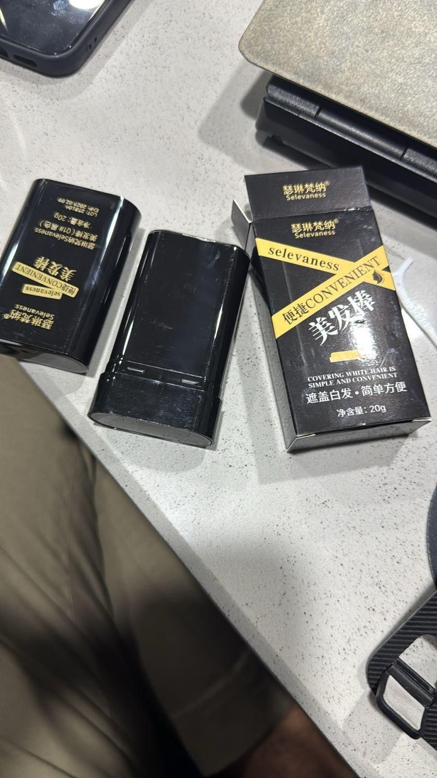 Covering White Hair to Black