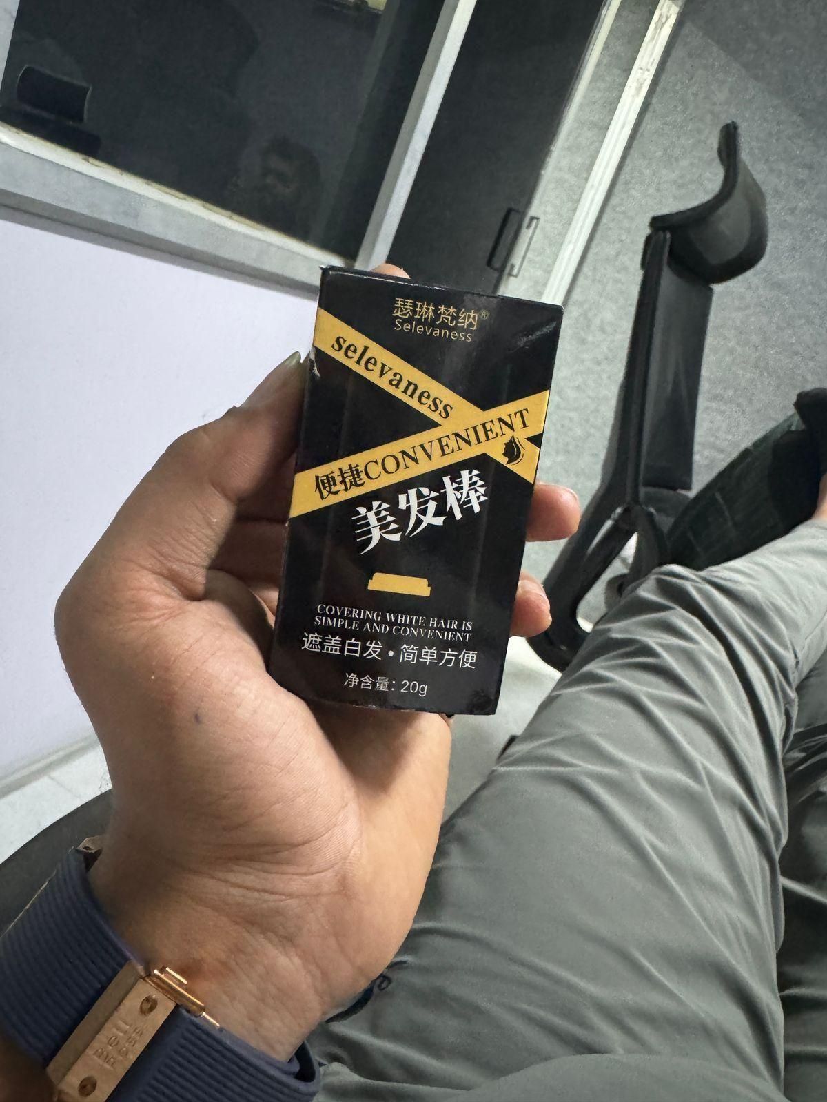 Covering White Hair to Black