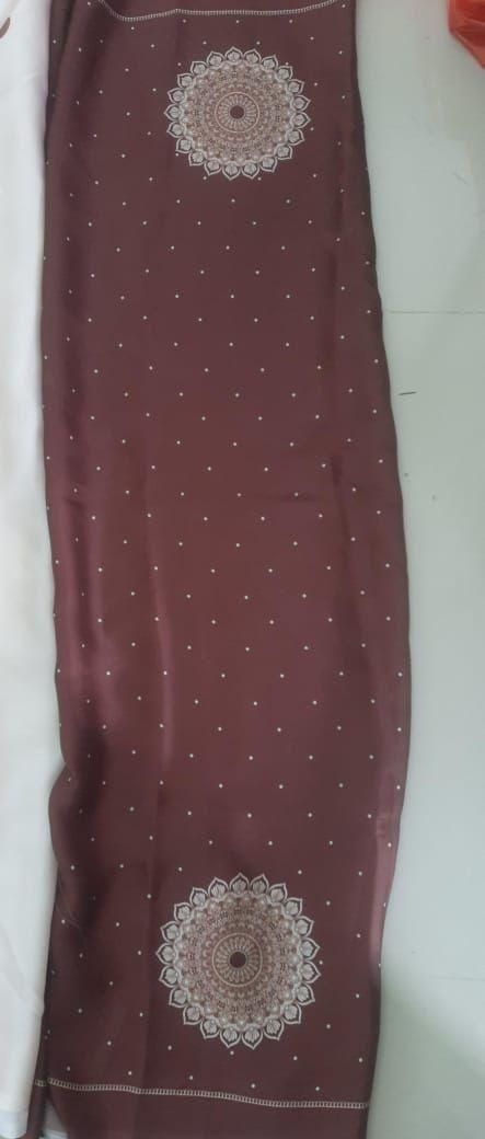 Nila Ivory Cape Saree