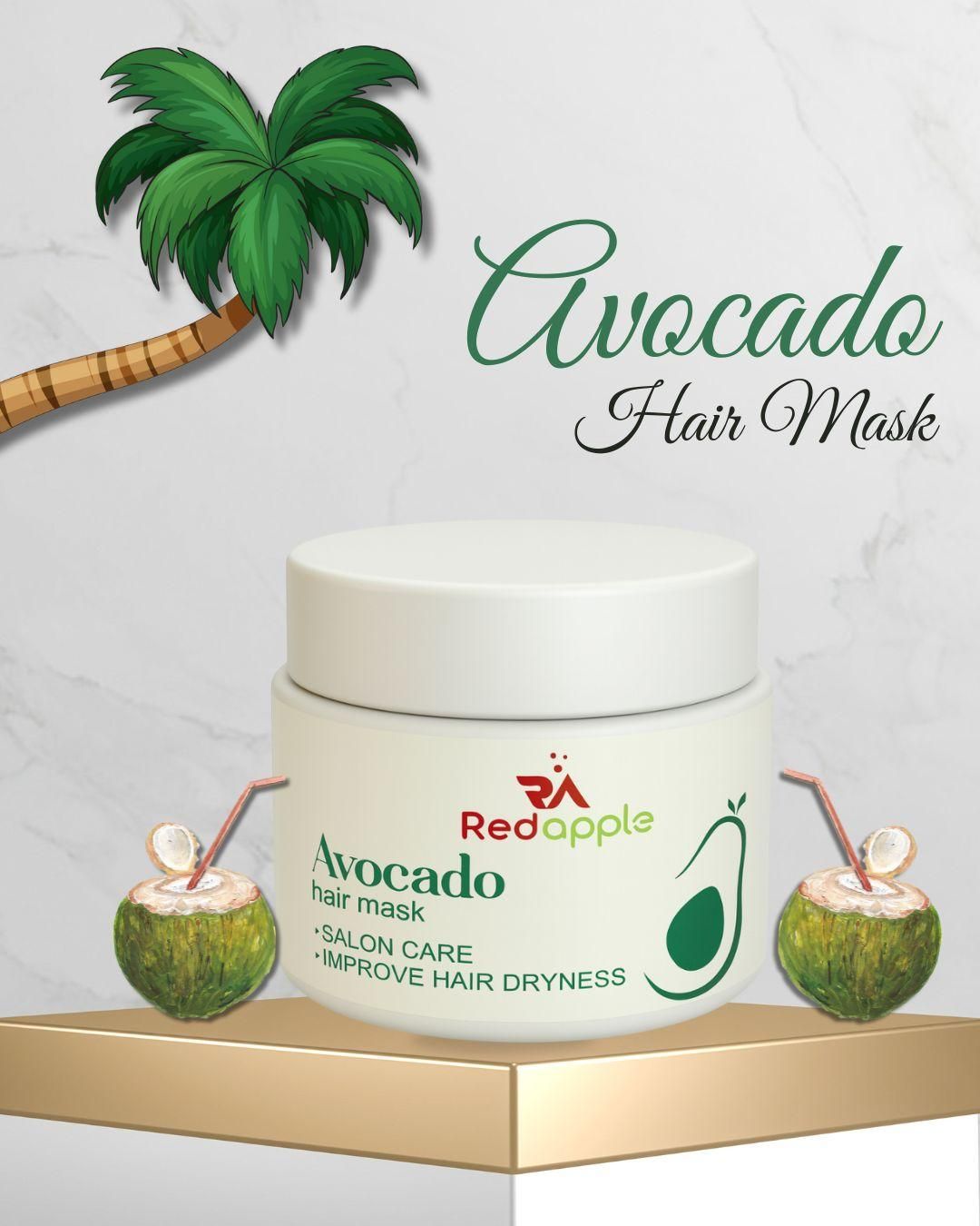 Organic Avocado Hair Mask (Pack of 2)