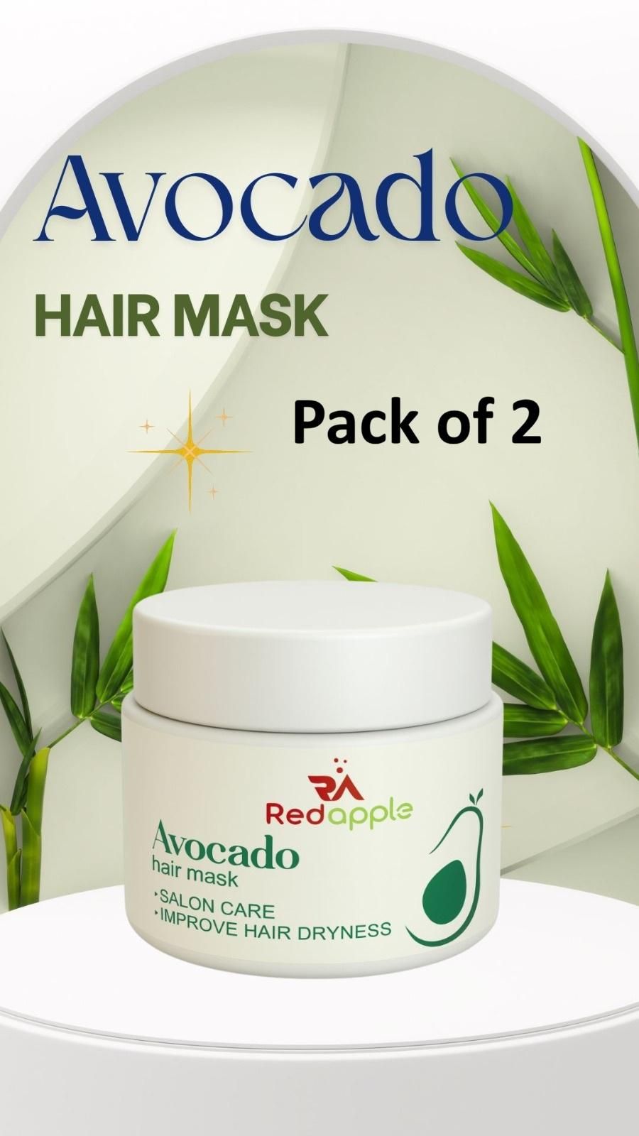 Organic Avocado Hair Mask (Pack of 2)