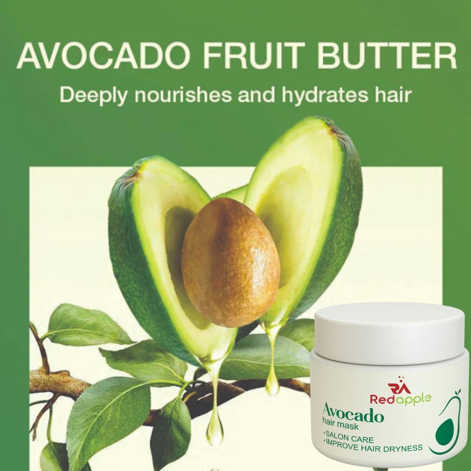 Organic Avocado Hair Mask (Pack of 2)