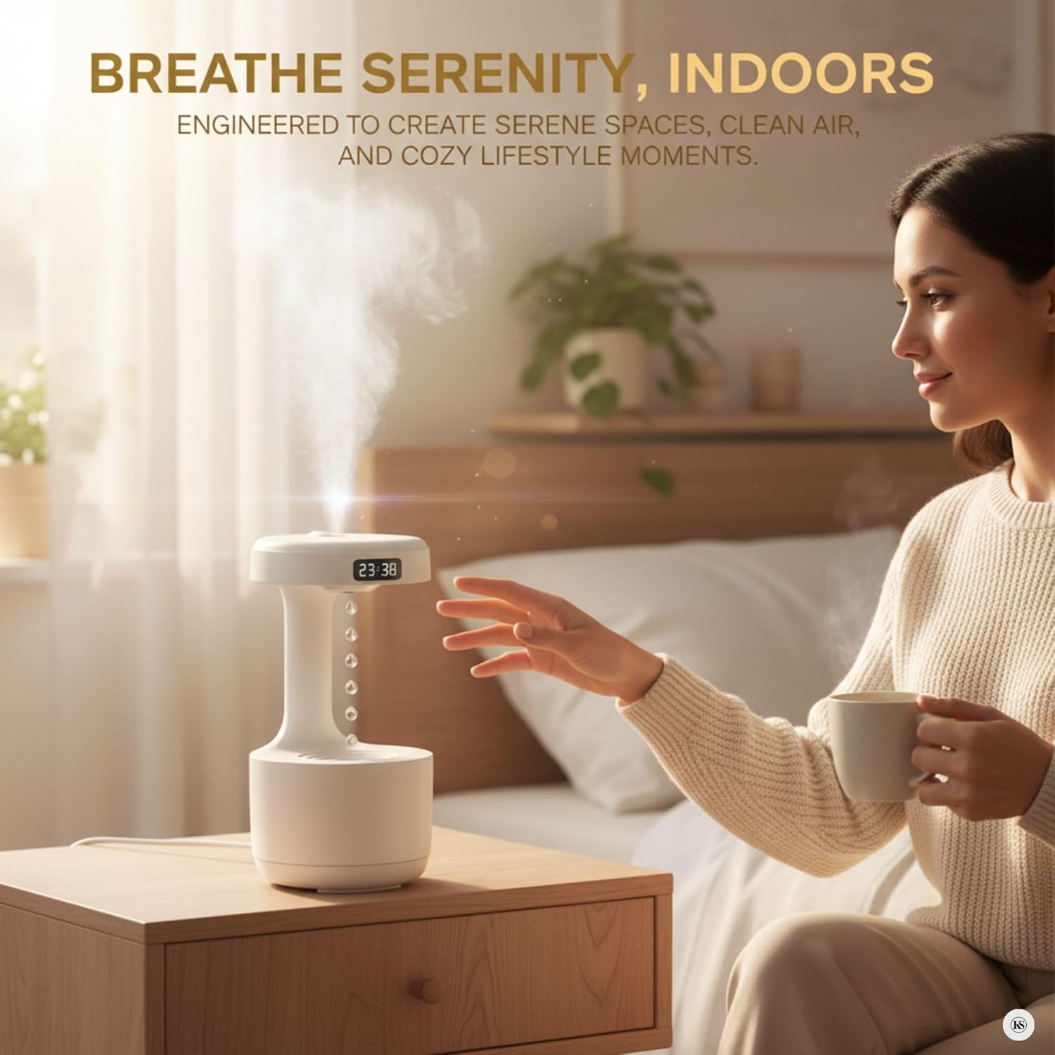 Antigravity Water Drop humidifier