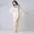 Nila Ivory Cape Saree